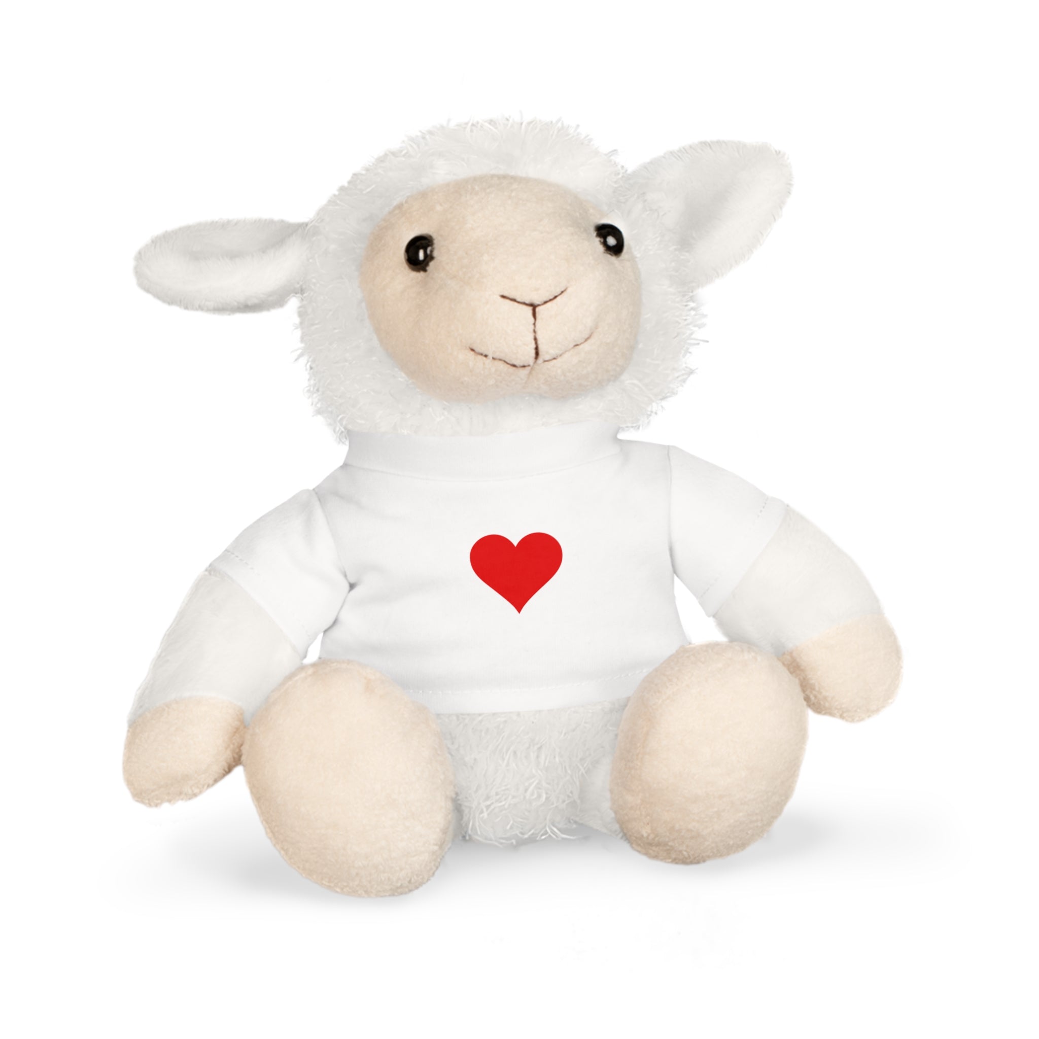 Red Heart Plush Toy with T-Shirt