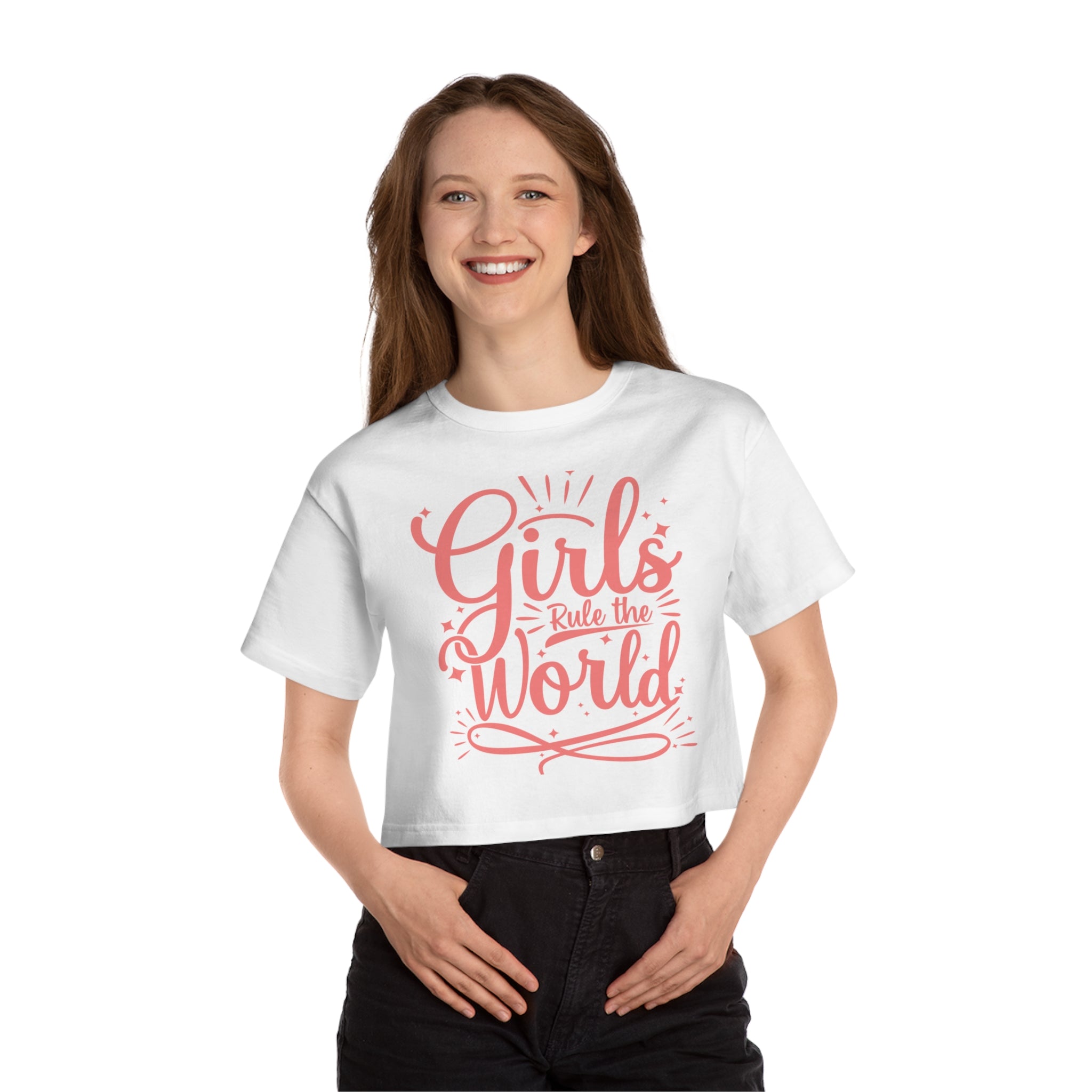 Girls Rule Cropped T-Shirt