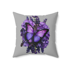 Butterfly Nest Polyester Square Pillow