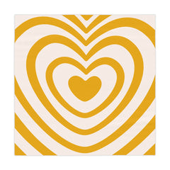 Yellow Heart Tablecloth
