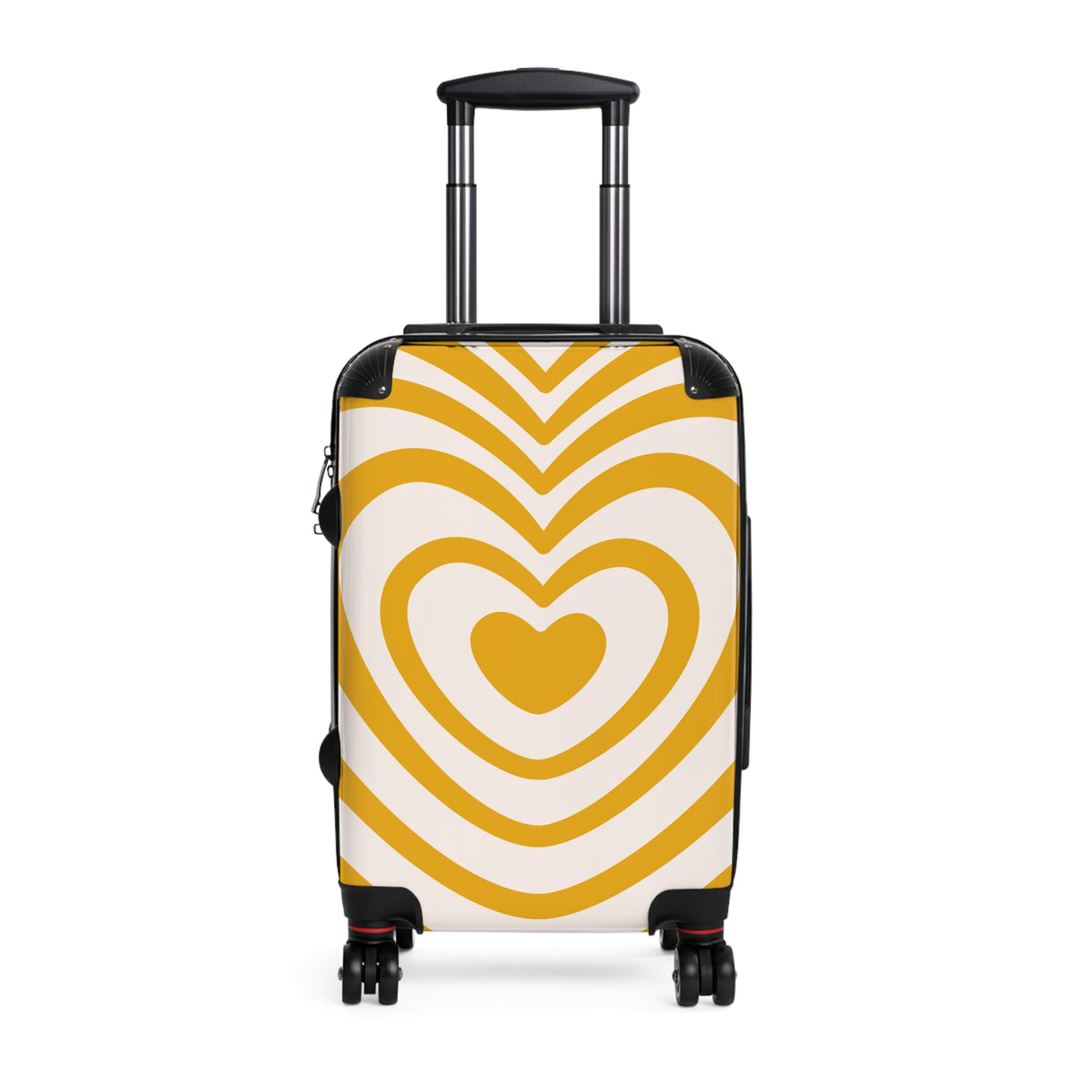 Yellow Heart Suitcase