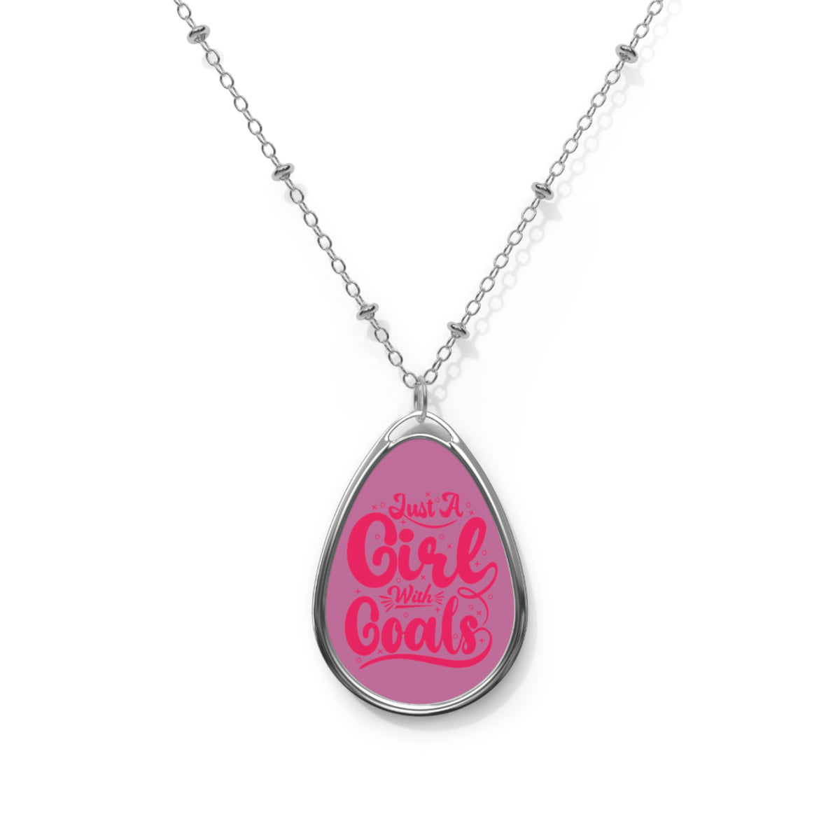 Goals Oval Necklace