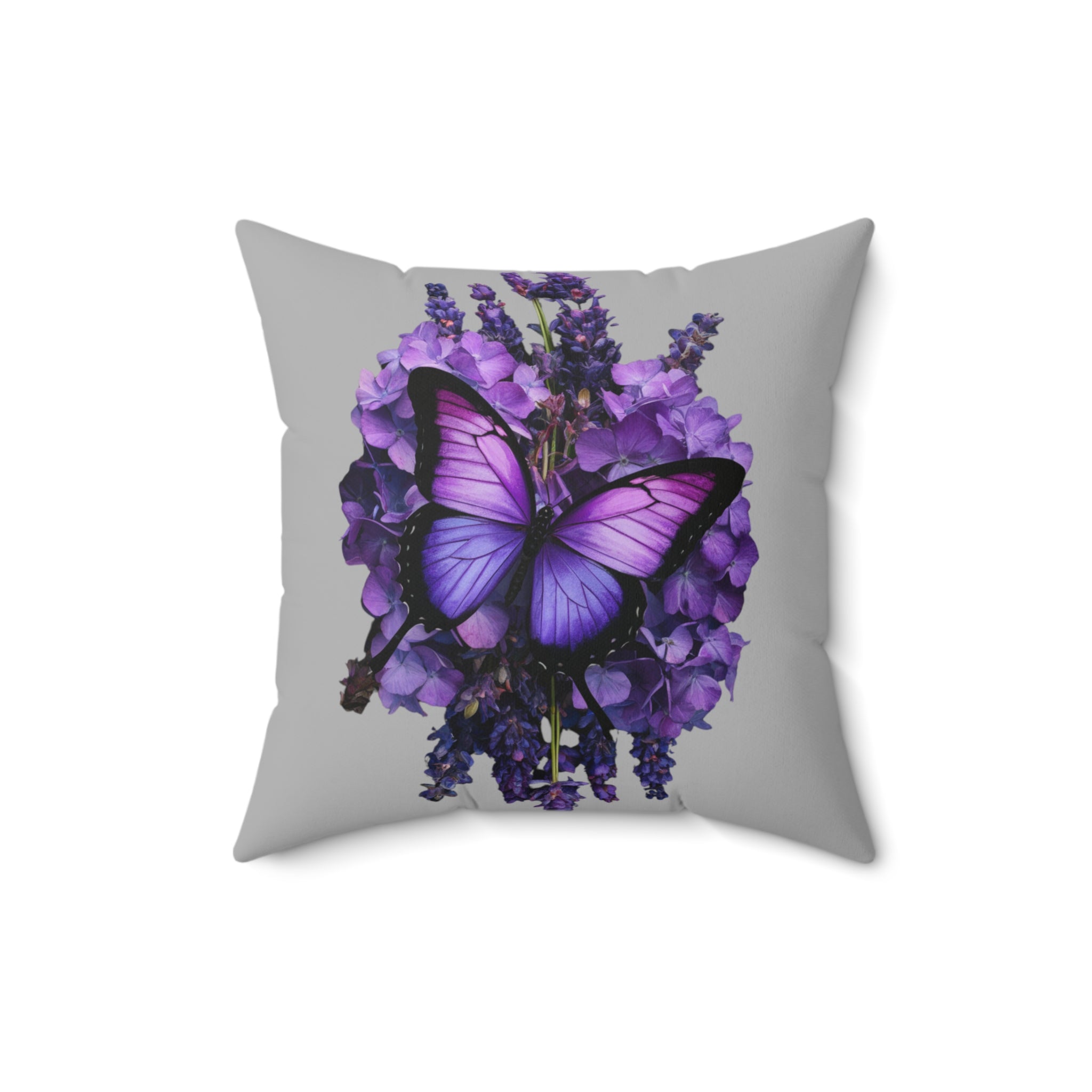 Butterfly Nest Polyester Square Pillow